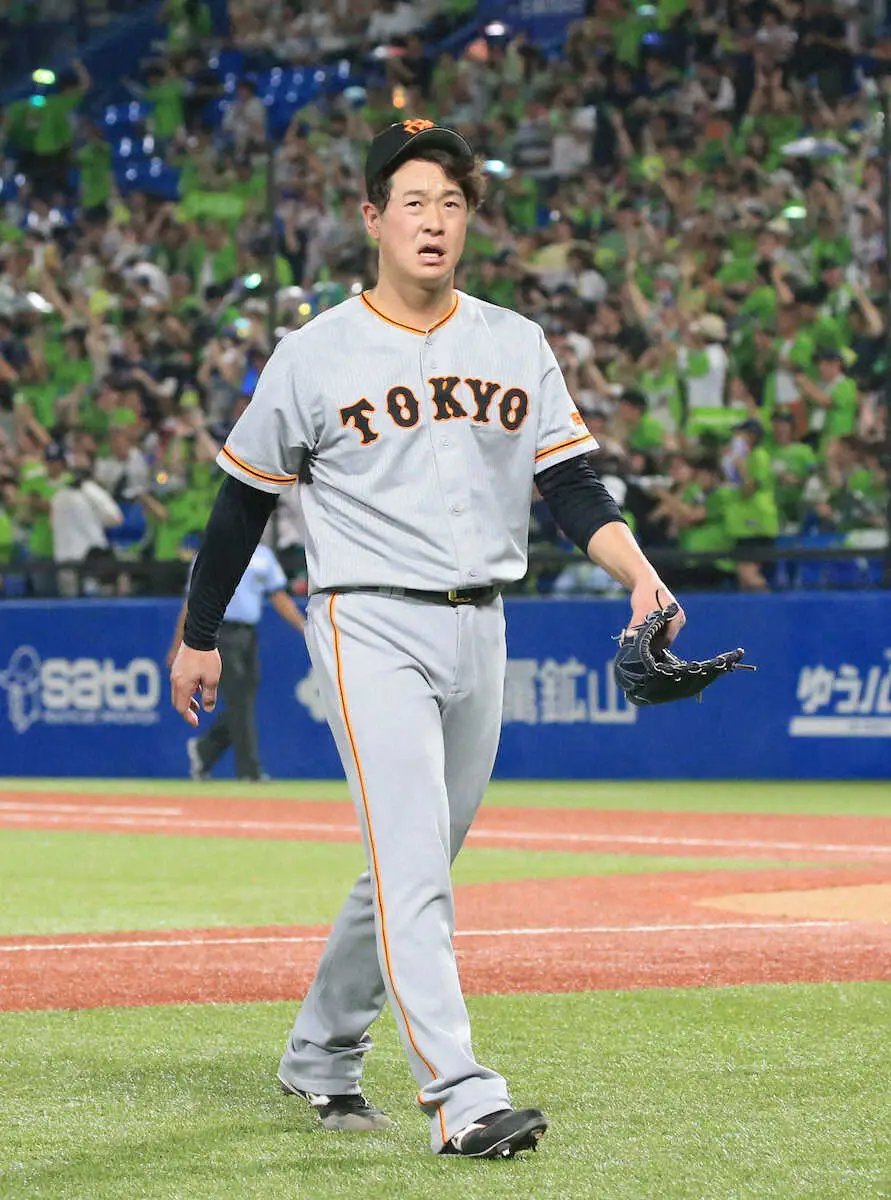 【画像・写真】巨人・中川が今季初黒星　10―10の延長10回、武岡にサヨナラ打　連続無失点が15試合で止まる