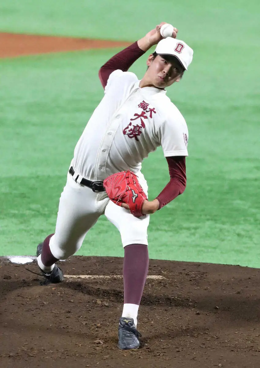 【画像・写真】オリ・舜平大　20年夏の代替大会決勝と同じ舞台で好投　福岡大大濠・八木監督「感慨深かった」