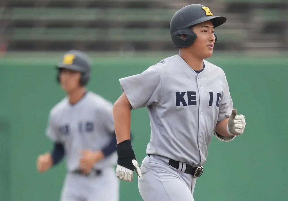 【画像・写真】慶応が大勝で8強進出　清原Jr.は代打で今夏初打点「とにかく1点を」と冷静に四球選ぶ