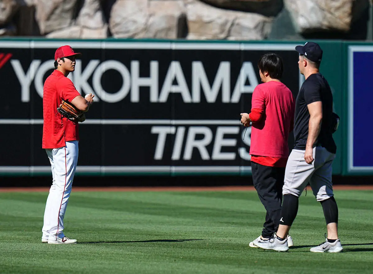 【画像・写真】ヤンキース左腕ロドンが大谷翔平と交流　前回対戦で被弾　6・20再戦「また彼と戦う時が来た」