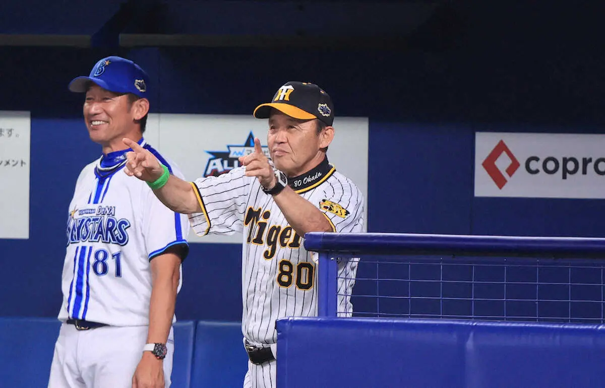 【画像・写真】【球宴】全セ高津監督が岡田コーチのリクエスト要求の裏側説明　ベンチ不在の理由「言い訳じゃないけど…」