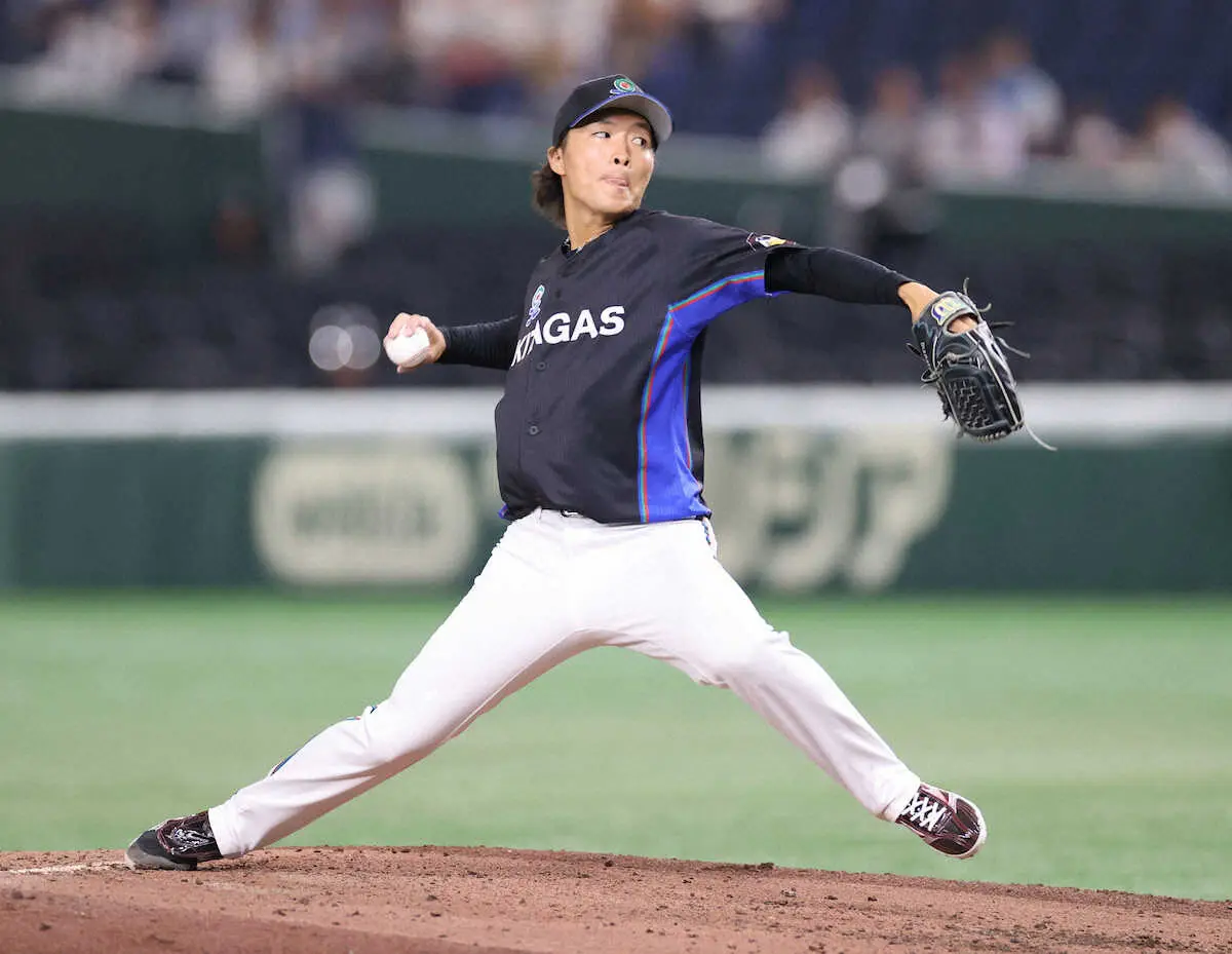 【画像・写真】北海道ガス　完敗で道勢通算100勝ならず　2番手・鈴木は滝川西時代の同僚と投げ合い「凄く幸せ」