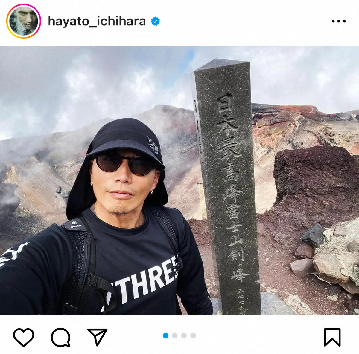【画像・写真】市原隼人公式インスタグラム(@hayato_ichihara)から