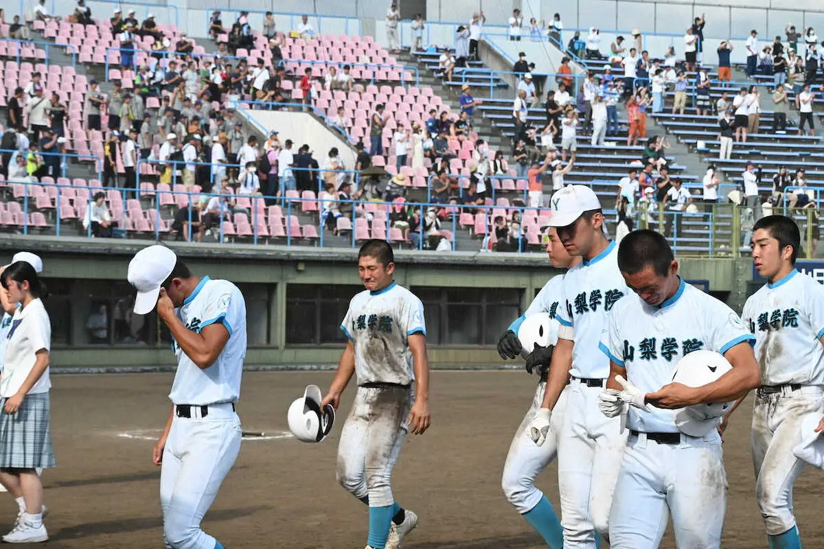 【画像・写真】「あなたの父の校歌を一緒に…」山梨学院・中沢日瑚マネジャーが迎えた夏の終わり「幸せでした」