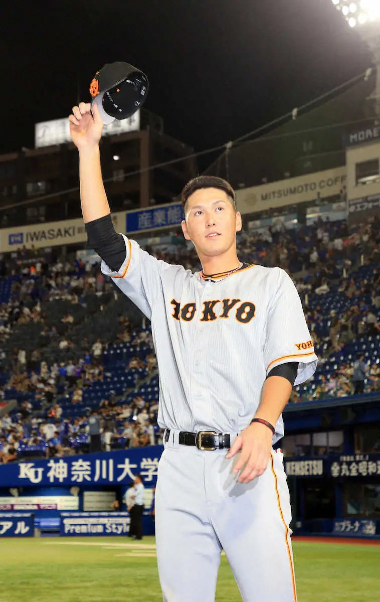 【画像・写真】秋広「なんとしても勝ちたいな、と」　試合前に原監督へバースデーソング熱唱、試合では決勝2ラン