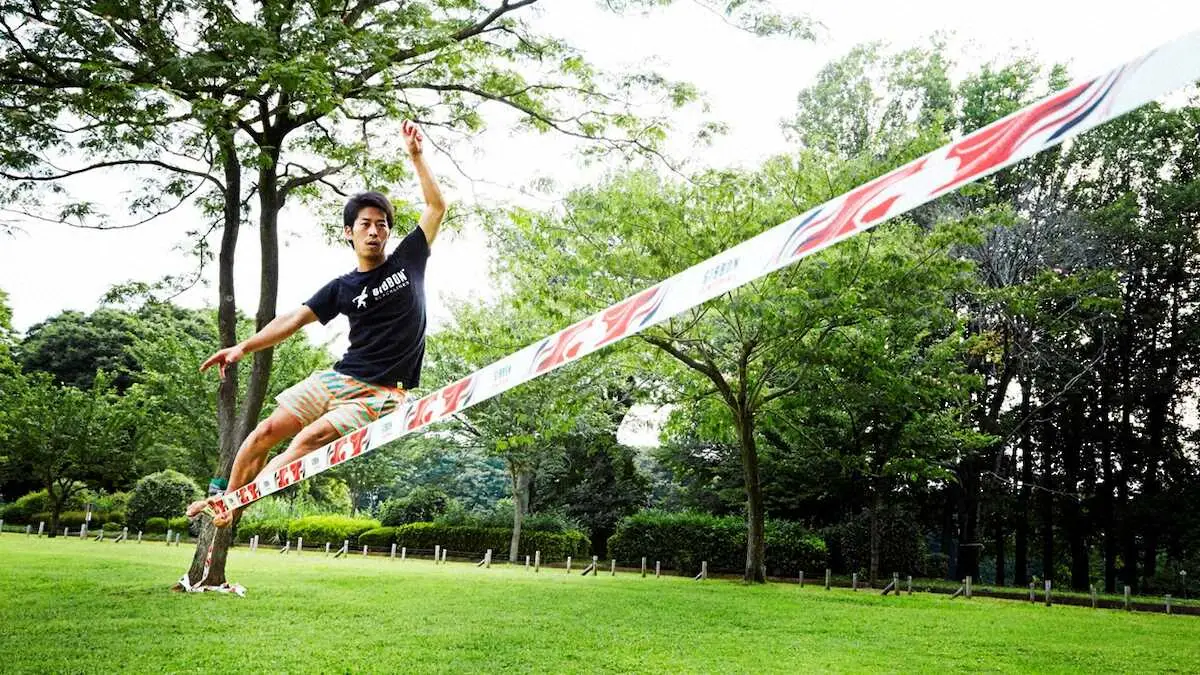 【画像・写真】ロッテ　8・11～13西武戦で「スラックライン」のパフォーマンス実施