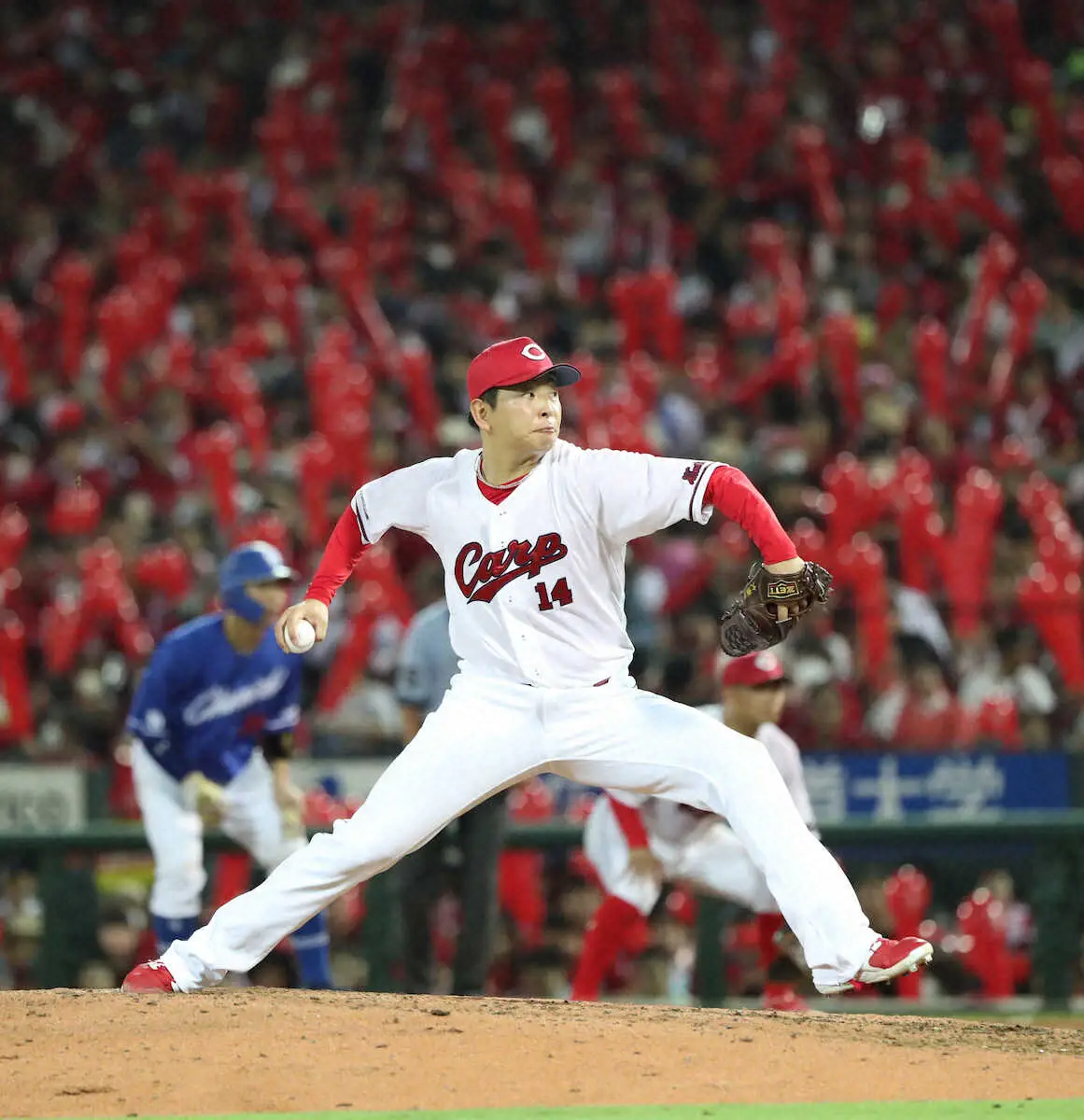 【画像・写真】広島止まらん！新井政権下最長の7連勝　天敵相手に大瀬良力投＆栗林が8セーブ目　虎のシッポ放さんぞ