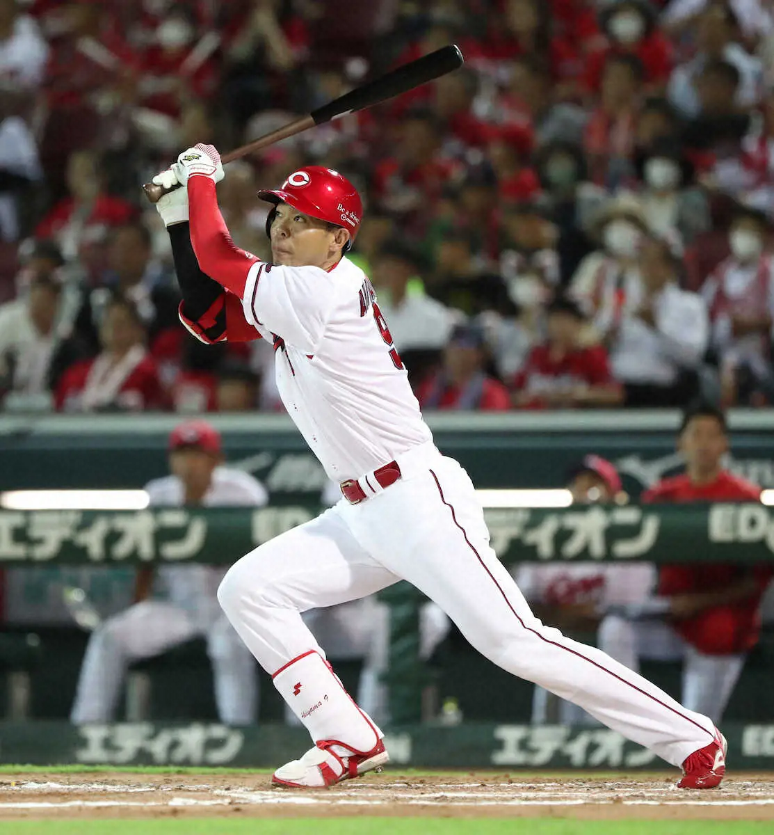 【画像・写真】【広島・秋山と一問一答】きょうも爆笑お立ち台で鯉党喝采「あそこまで飛ばすなら」にデビ砲も笑顔