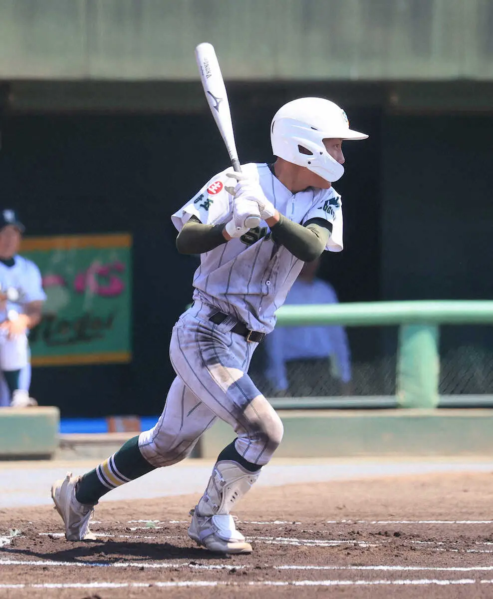 【画像・写真】昌平・斎藤　逆転呼ぶ口火打！初の甲子園出場へあと2勝「自分たちが歴史を変えたい」