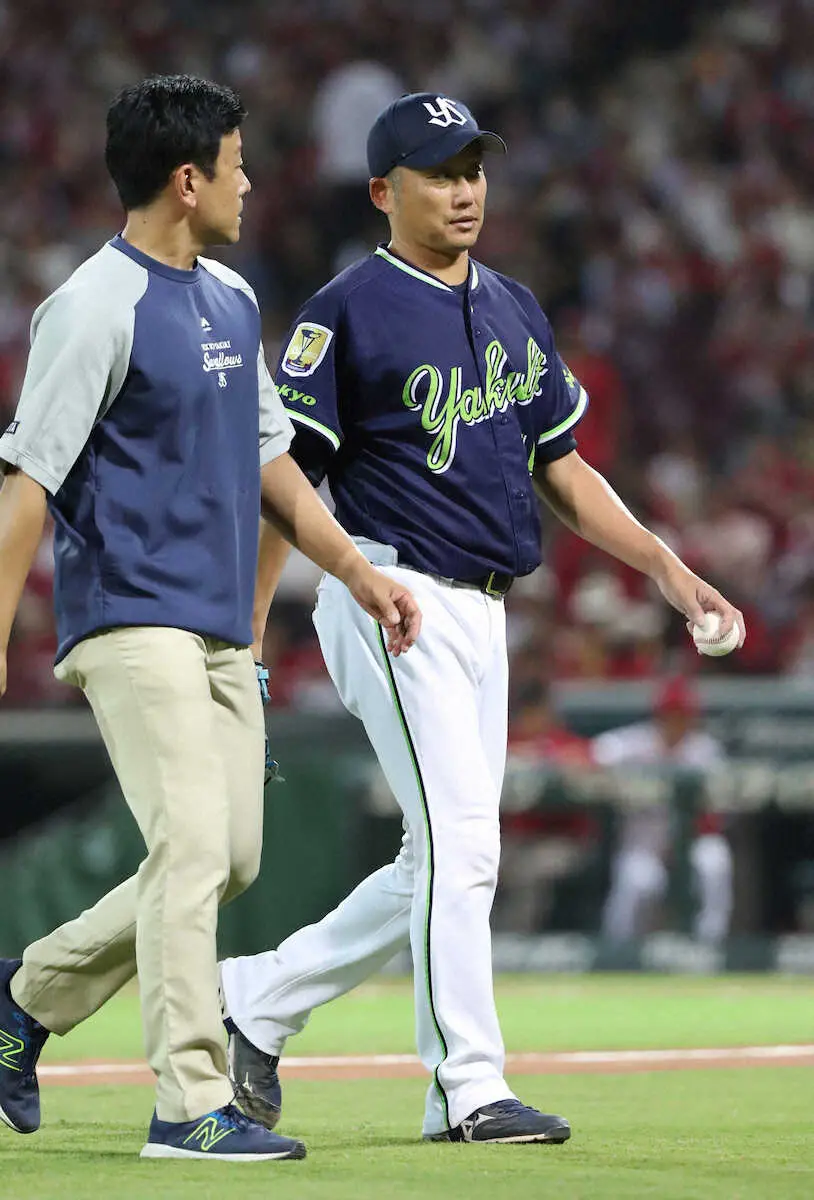 【画像・写真】ヤクルト　今季5度目の4連敗“鬼門”マツダで今季9戦全敗…石川6回に下半身に違和感を訴え降板