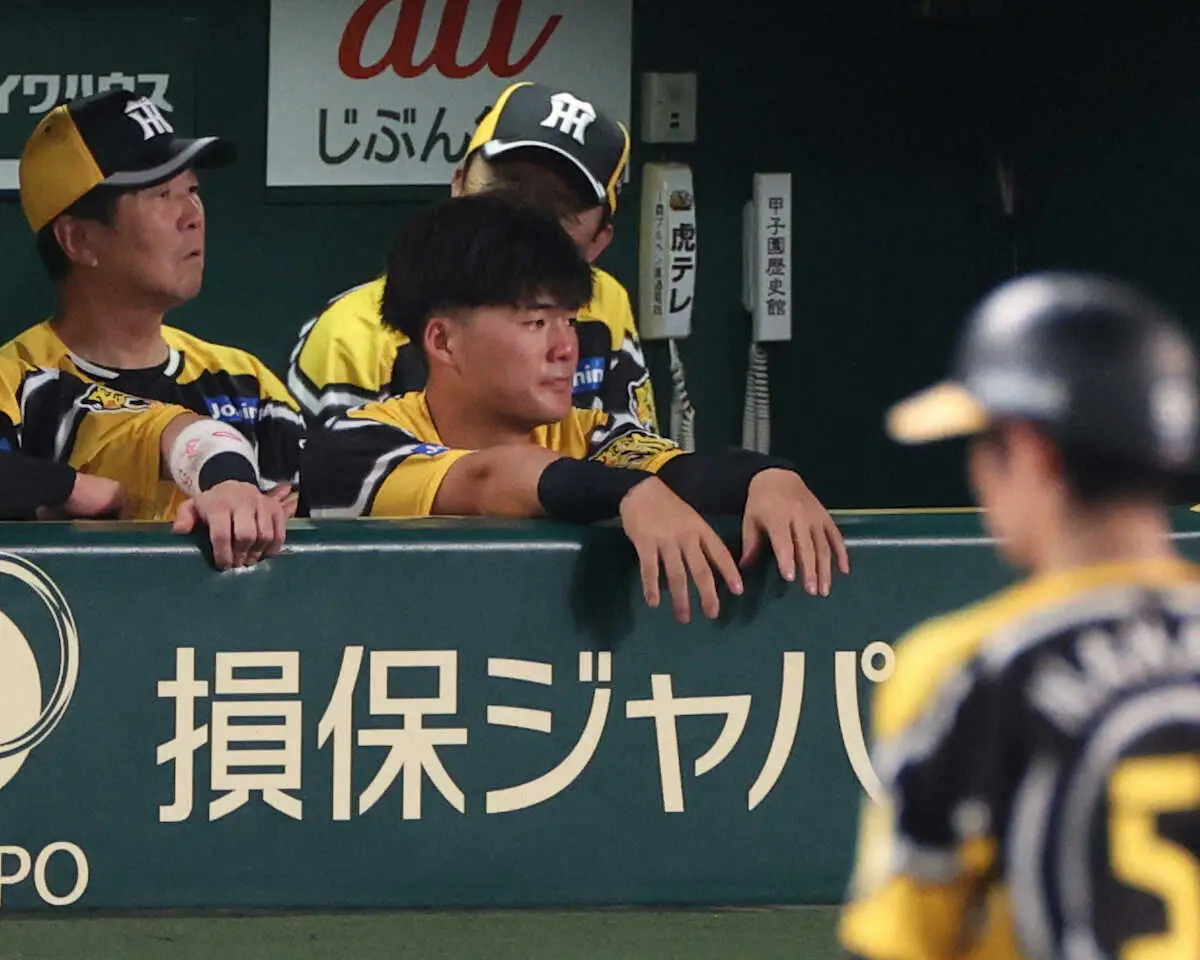【画像・写真】【阪神・岡田監督語録】「そんなんで泣いてたらあかんやろ。それは汗やろ」ベンチで悔し涙の前川に