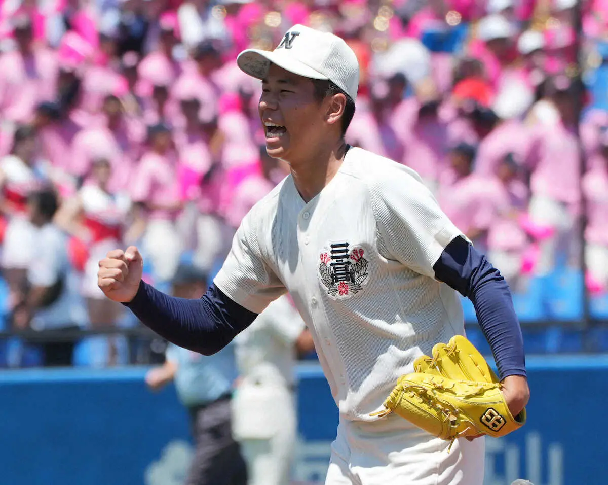 【画像・写真】エース安田が126球完投の熱投！日大三、2年連続19度目の甲子園決める　三木監督は初の甲子園采配へ