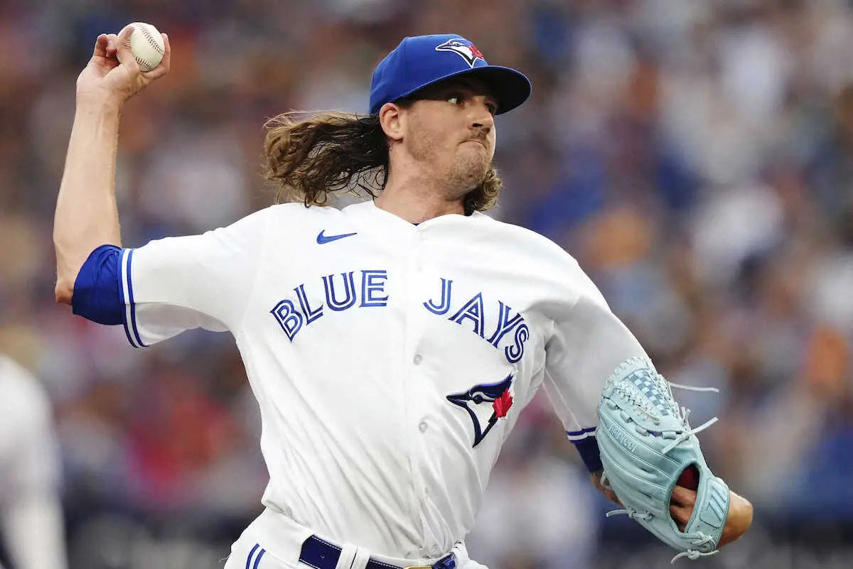 【画像・写真】リーグ奪三振王・ガウスマン　初回被弾の大谷に脱帽　ドーム屋根開き、蒸し暑さ増指摘「湿気多く、汗だく」