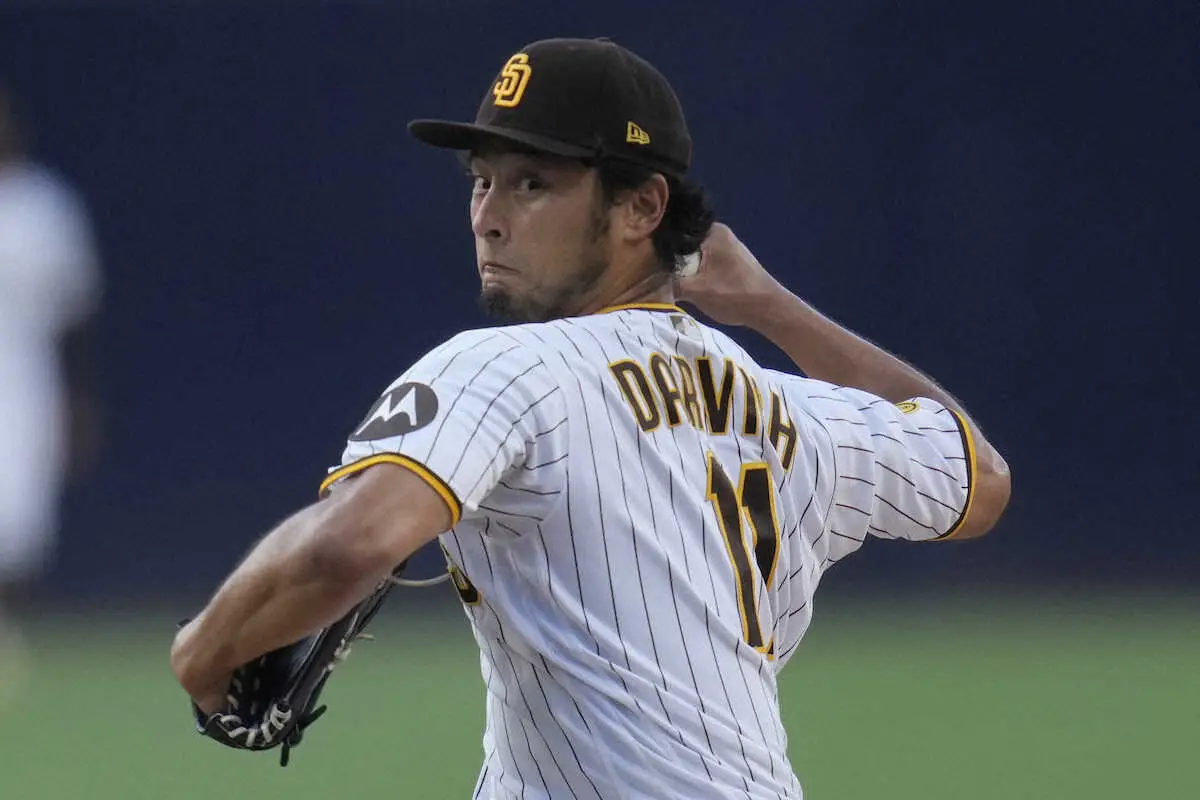【画像・写真】ダルビッシュ　6回3安打無失点で日米通算196勝目、強力レンジャーズ打線相手に9奪三振