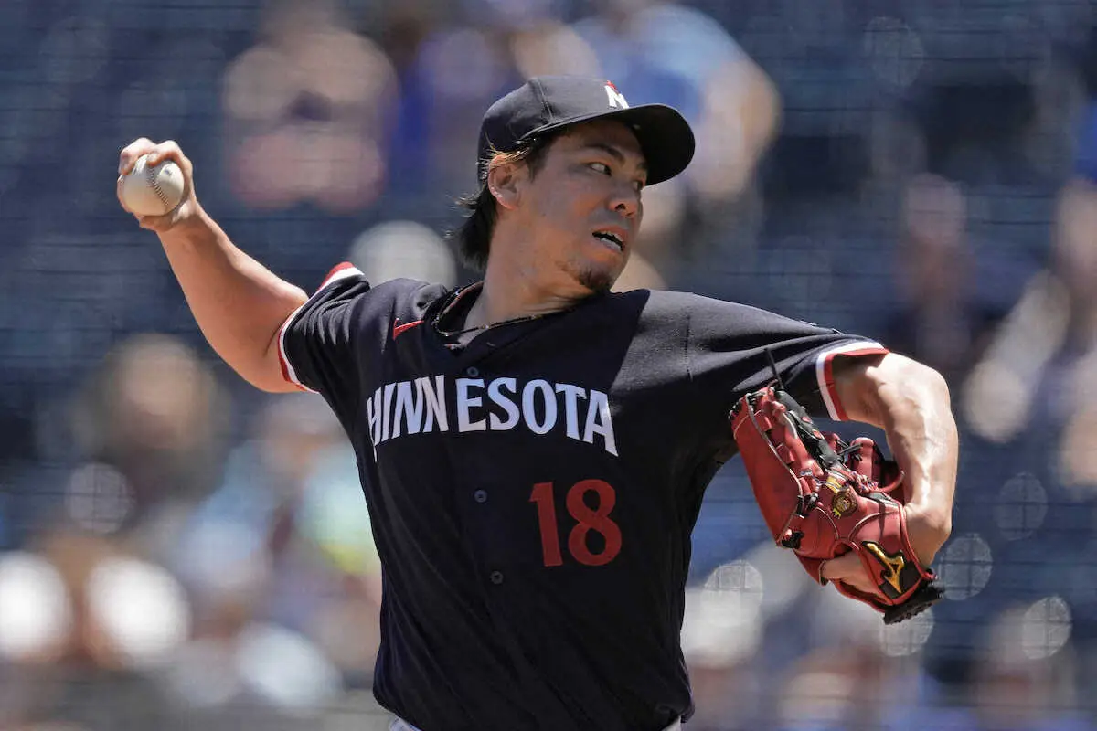 【画像・写真】ロイヤルズ戦に先発したツインズ・前田健太（AP）