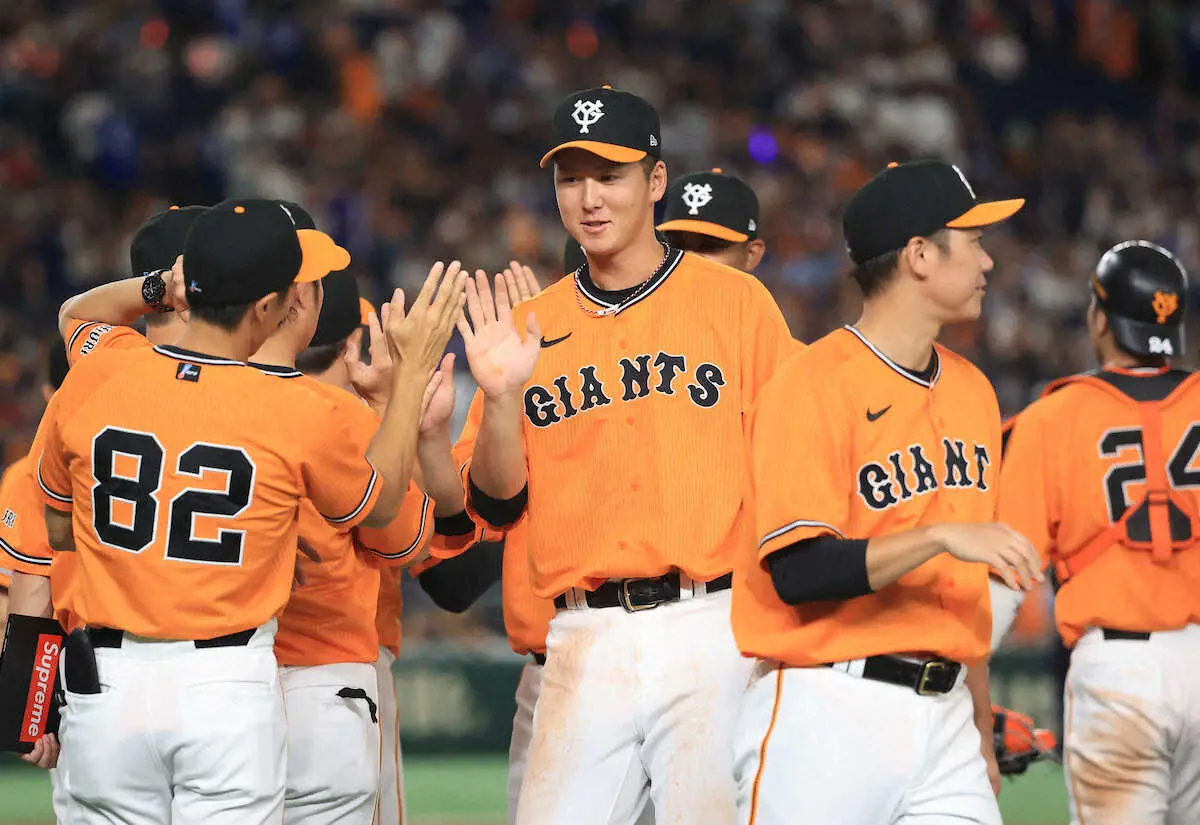 【画像・写真】秋広のV撃で巨人4連勝　両リーク最多、後半戦3度目の決勝点「いいところに落ちてくれた」