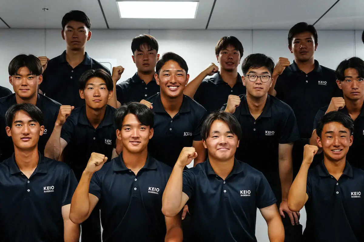 【画像・写真】慶応、決戦の地・大阪へ出発　清原次男は「夏の甲子園はすごいいい場所」父の言葉を胸に決意新た