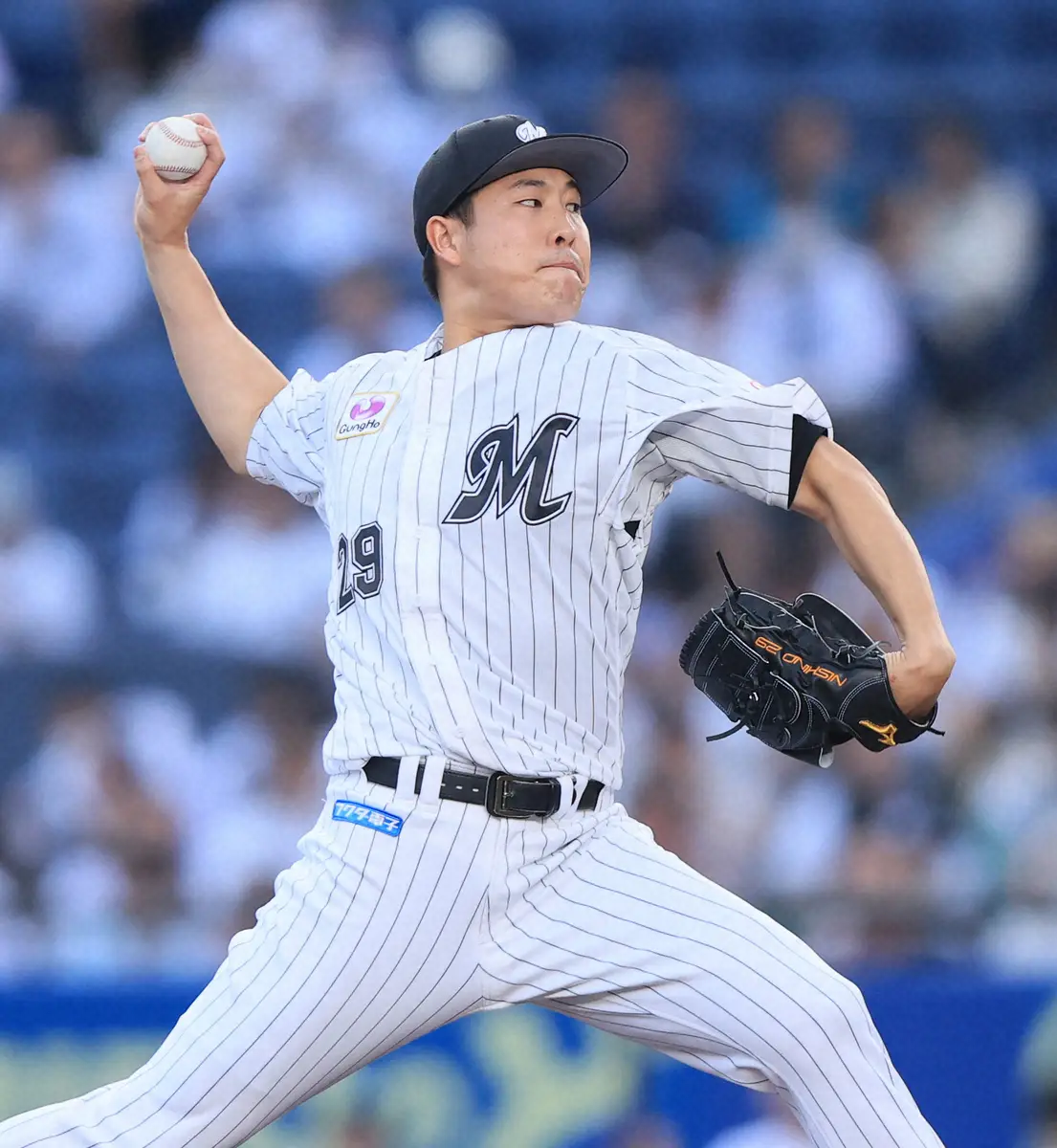 【画像・写真】ロッテ・西野　3日の日本ハム戦に先発「気合を入れて頑張ります」