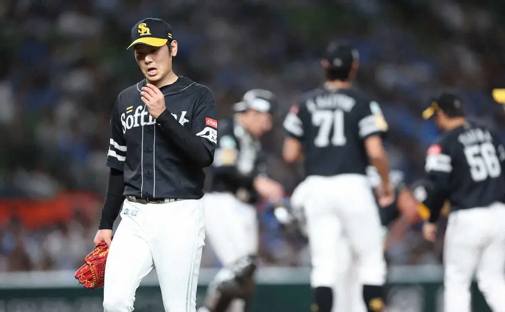 【画像・写真】ソフトバンク・石川　抜けられないトンネル　2失点粘投も、援護なく5月以来の白星逃す