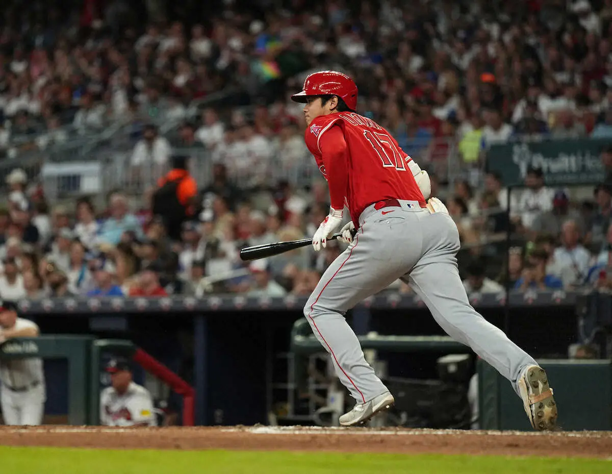 【画像・写真】エンゼルス・大谷　6試合連続安打も2三振…ストライダーに完敗　チームも3連勝逃す