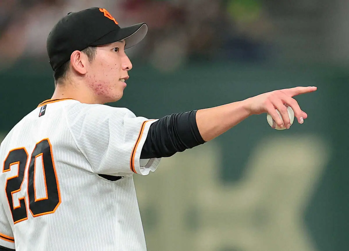 【画像・写真】巨人　岡本和真は今日もいた！前夜から8打席で驚異の4発　戸郷完投10勝目　23日ぶり貯金3