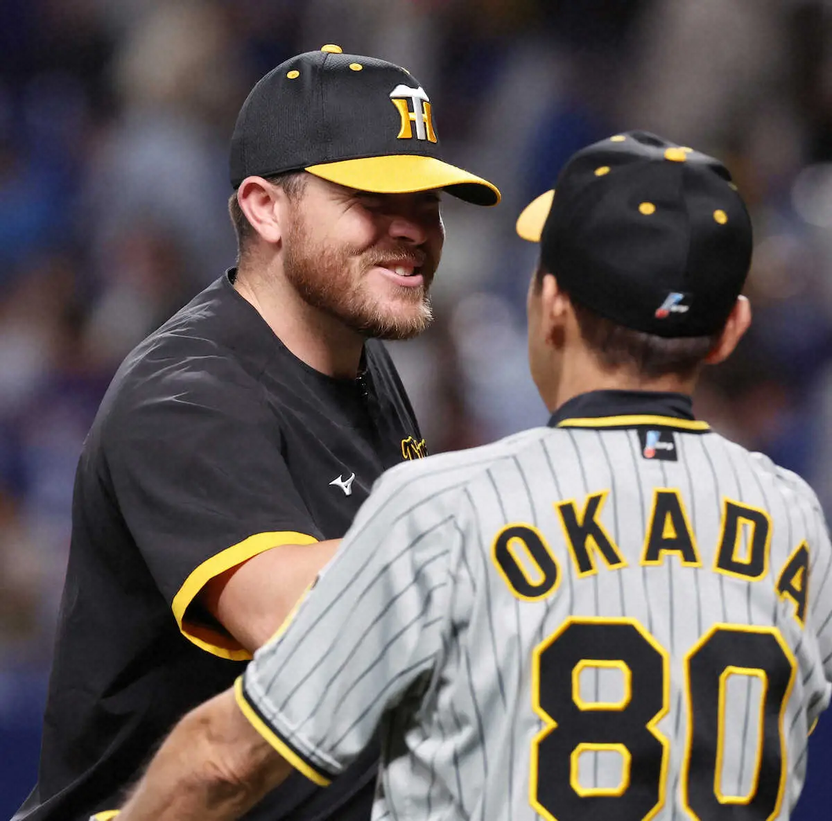 【画像・写真】【阪神・岡田監督語録】ビーズリーのスライダー評価「曲がり大きいからな。簡単にストライク取れるよな」