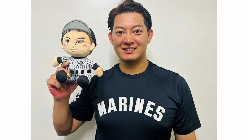 【画像・写真】似てる？！ロッテ　選手ぬいぐるみ販売開始　佐藤都「これを持って応援して」