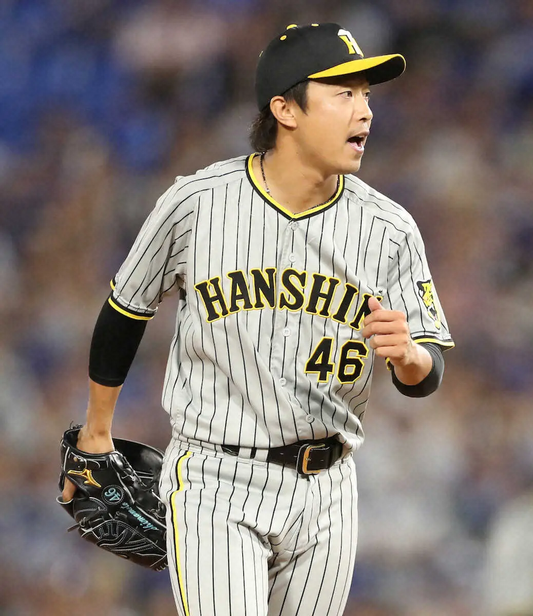 【画像・写真】阪神・島本「満塁で佐野の時、と電話もかかってきて」ピンチで快投の13年目左腕は同期入団では唯一の現役