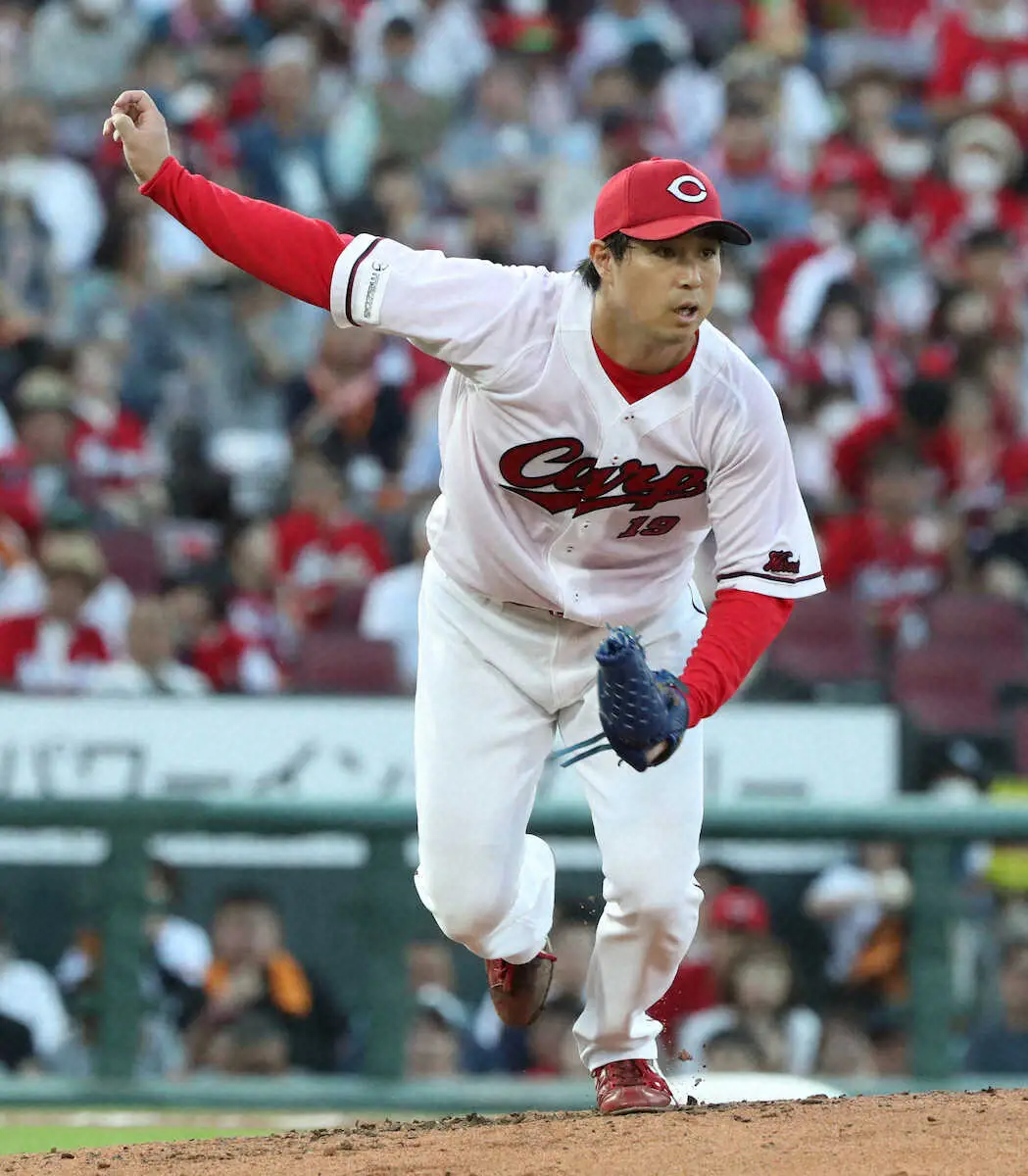 【画像・写真】＜広・巨＞先発の野村　（撮影・奥　調）