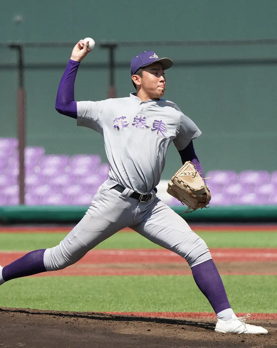 【画像・写真】花巻東・北條　亡き父に勝利届ける！家族もマウンドも「自分が守る」