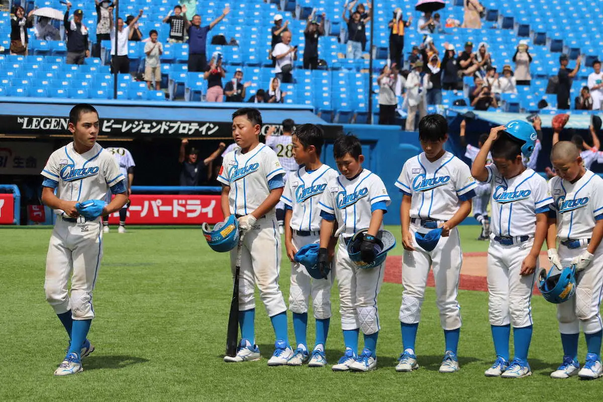 【画像・写真】中条ブルーインパルスが連覇を逃す　全日本学童軟式野球第2日