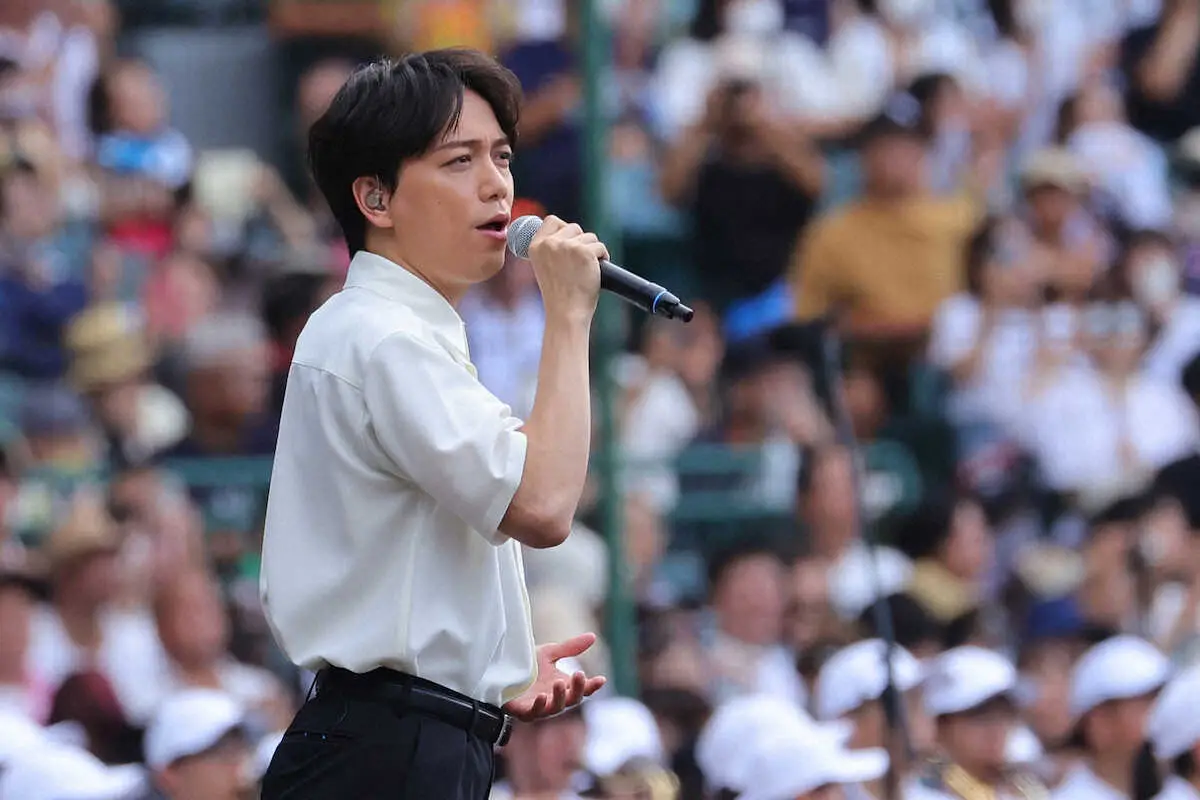 【画像・写真】山崎育三郎　感激「一生の宝」に　「栄冠は君に輝く」歌唱