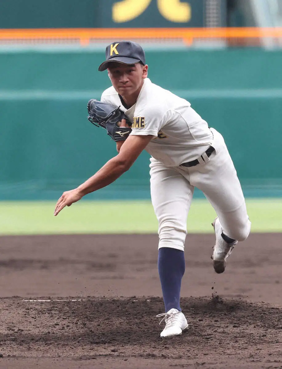 【画像・写真】【甲子園】川之江・山内太暉9失点　四国対決に敗れるも感謝「監督が最後までマウンドに送ってくれた」