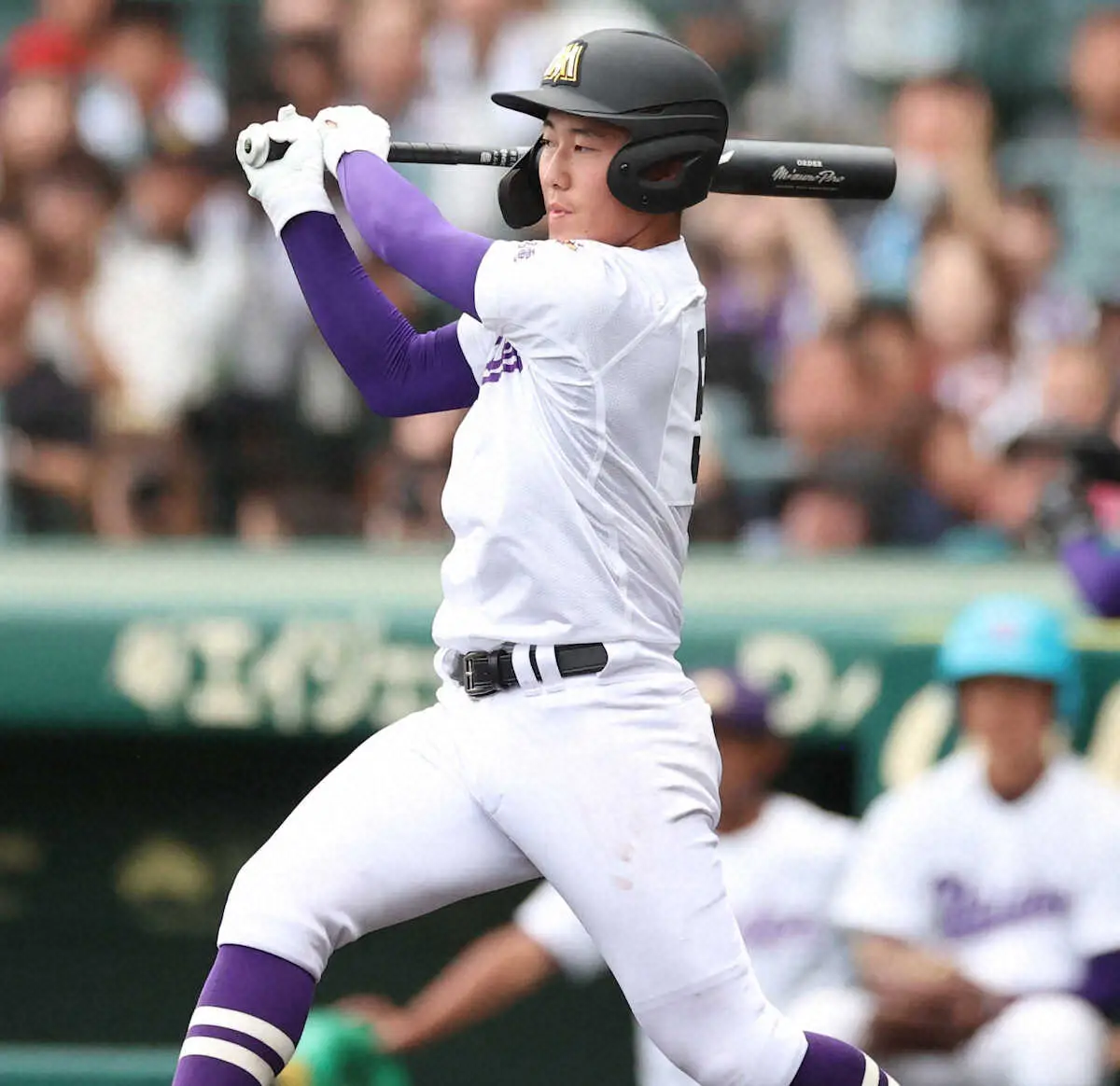 【画像・写真】愛工大名電　初回から超ビッグプレー出た！右翼・寺田がダイビングキャッチで先制のピンチしのぐ