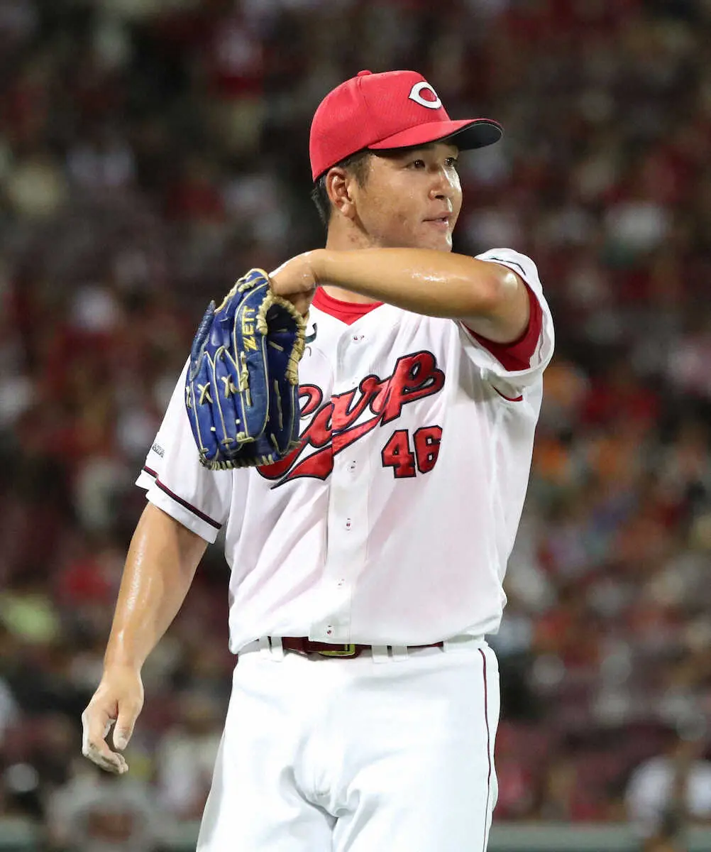 【画像・写真】広島・河野　再昇格即登板も悔し1回5失点　「抑えても打たれても、それが勉強」新井監督は奮起期待