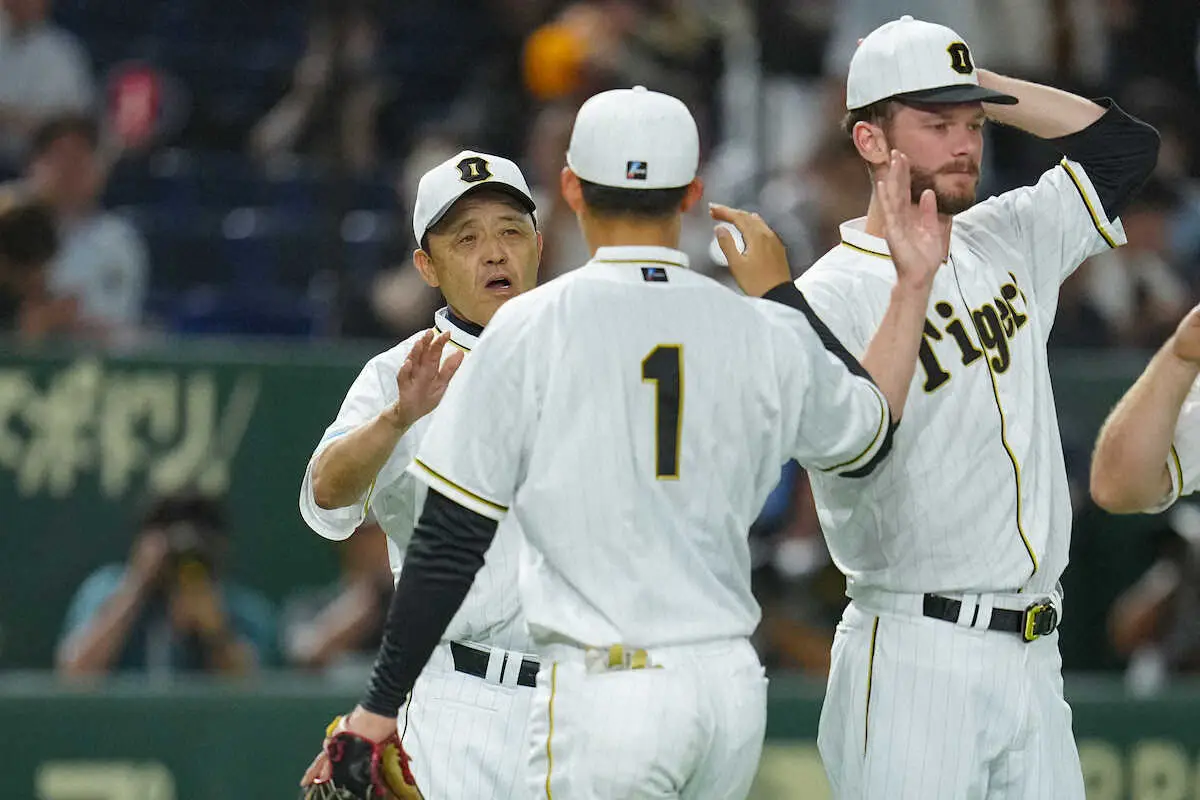 【画像・写真】【阪神・岡田監督語録】森下のホームラン 「いやあ、もう１点差なってね。やっぱ大きかったですよ」