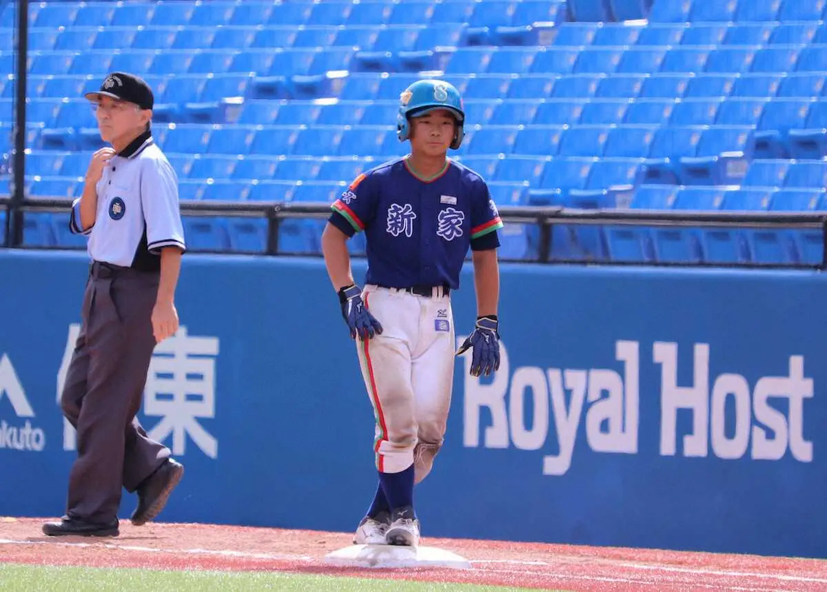 【画像・写真】新家スターズの「1番・捕手」宮本攻守で大勝貢献　元オリックス・庄司コーチ指導で急成長