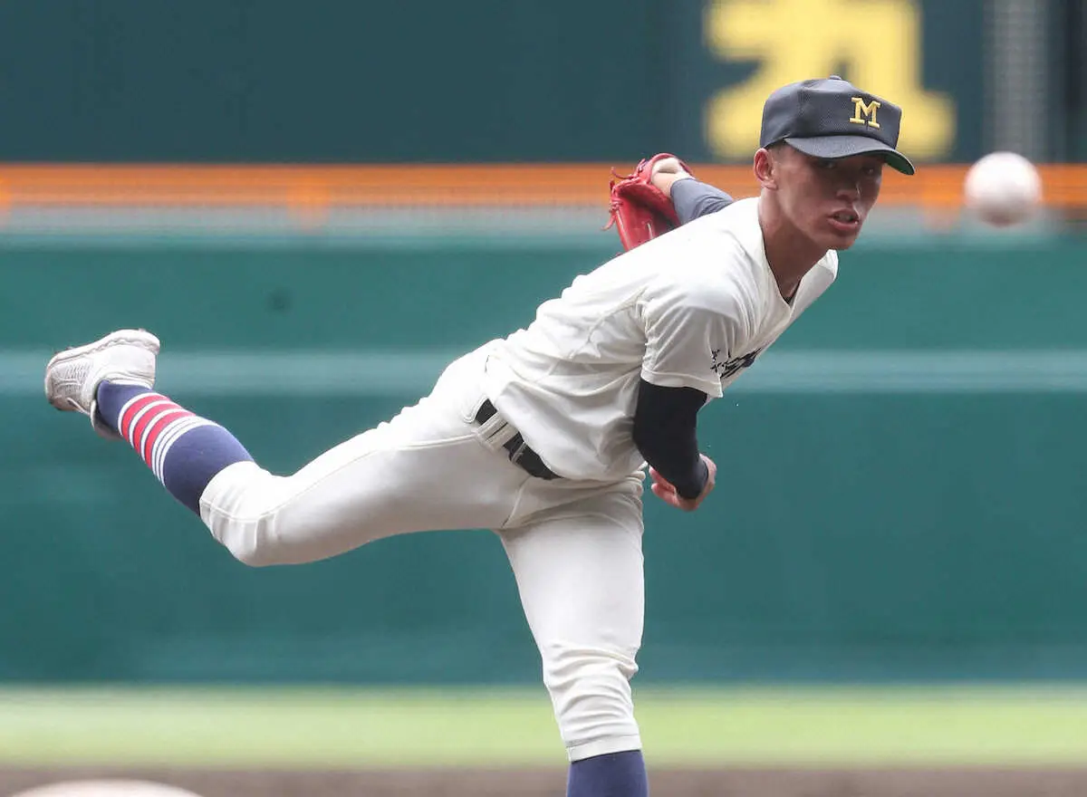 【画像・写真】【甲子園】前橋商・坂部　肺気胸乗り越えたどり着いた夢のマウンド「今までで一番楽しい」