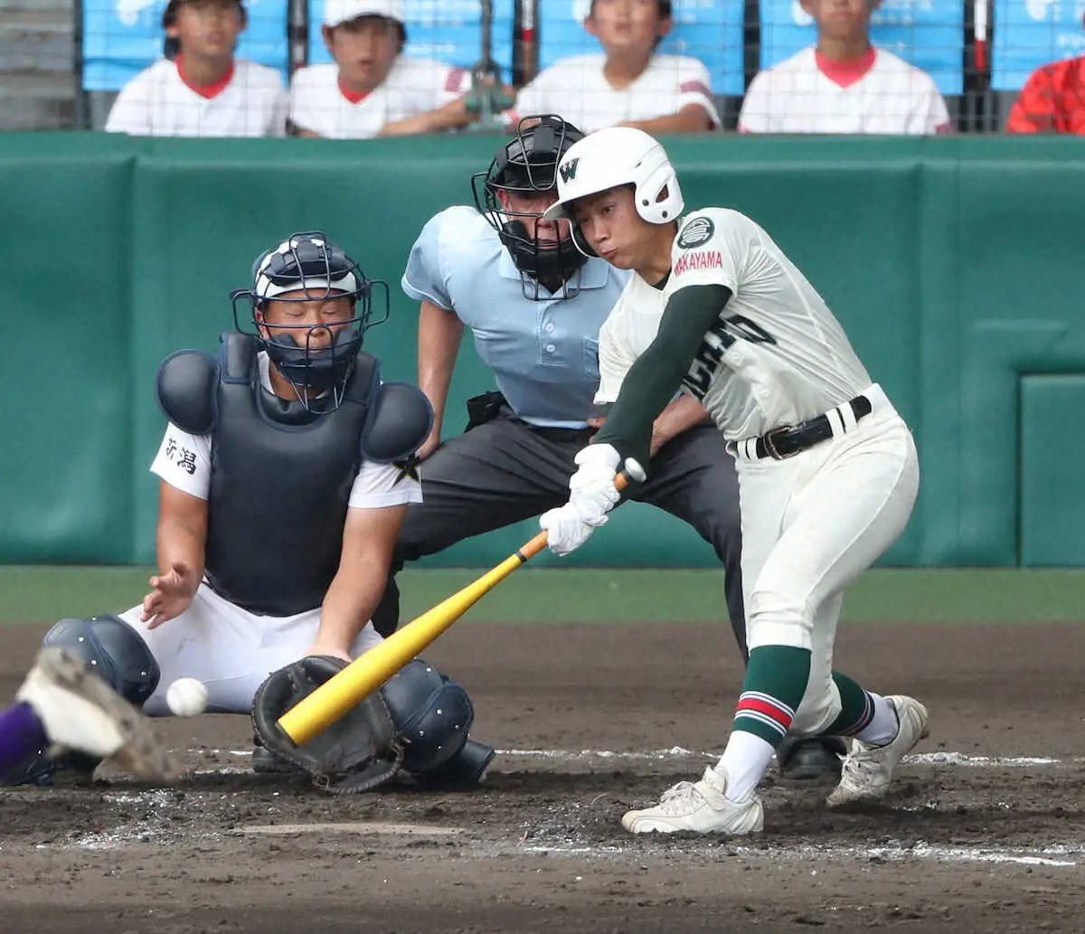 【画像・写真】【甲子園】市和歌山が春夏出場5大会連続の初戦突破！半田監督「最後よく粘ってくれた」
