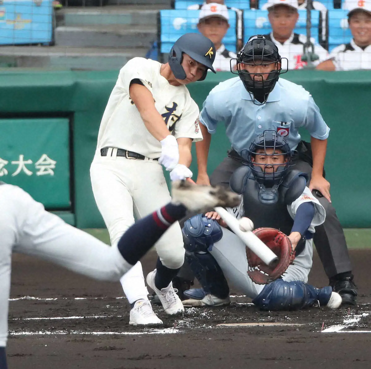 甲子園】神村学園の“美爆音”が阪神チャンテ「チャンス襲来」で先制を