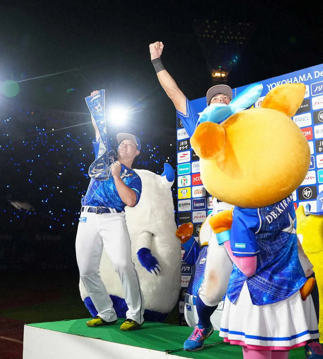 【画像・写真】牧V打、DeNA逆転勝ちで3位再浮上　「家でも2人で“勝とう”と」妻の誕生日に4番の仕事