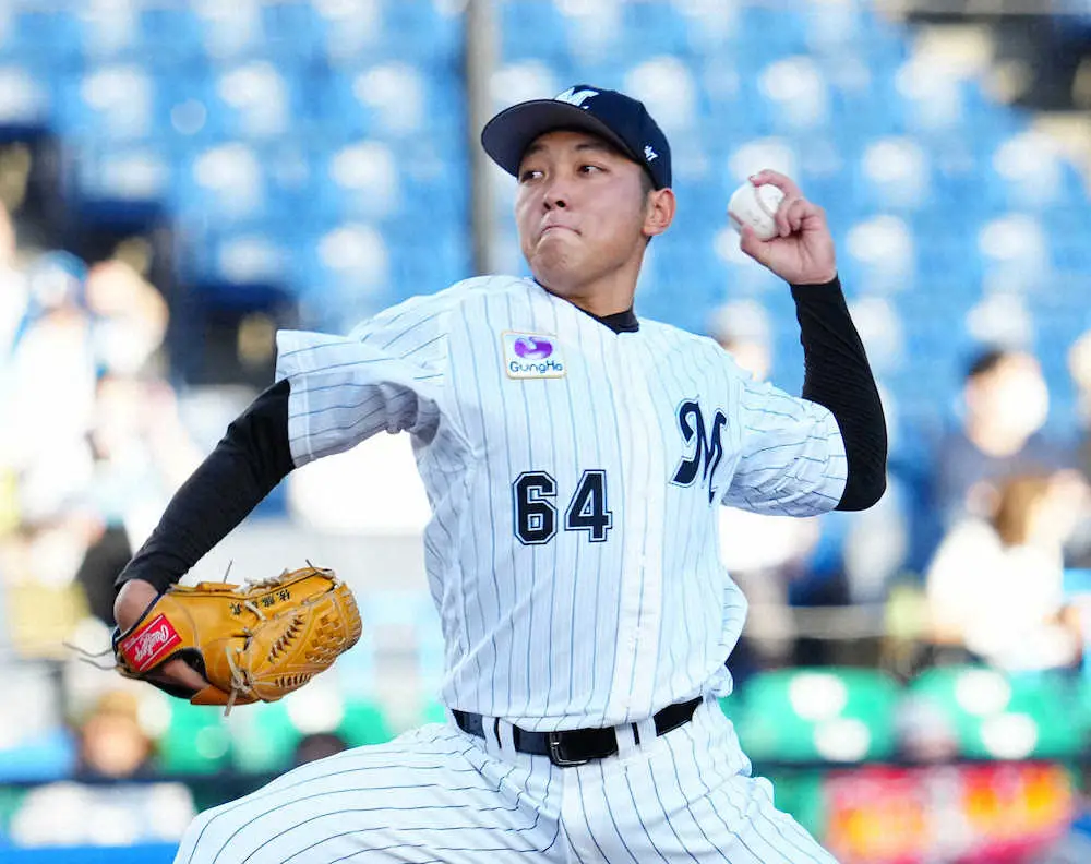 【画像・写真】【ファーム情報】ロッテ　今季0勝8敗の佐藤奨が初勝利　楽天松井友が116球完封　ヤクルト沼田は6連敗