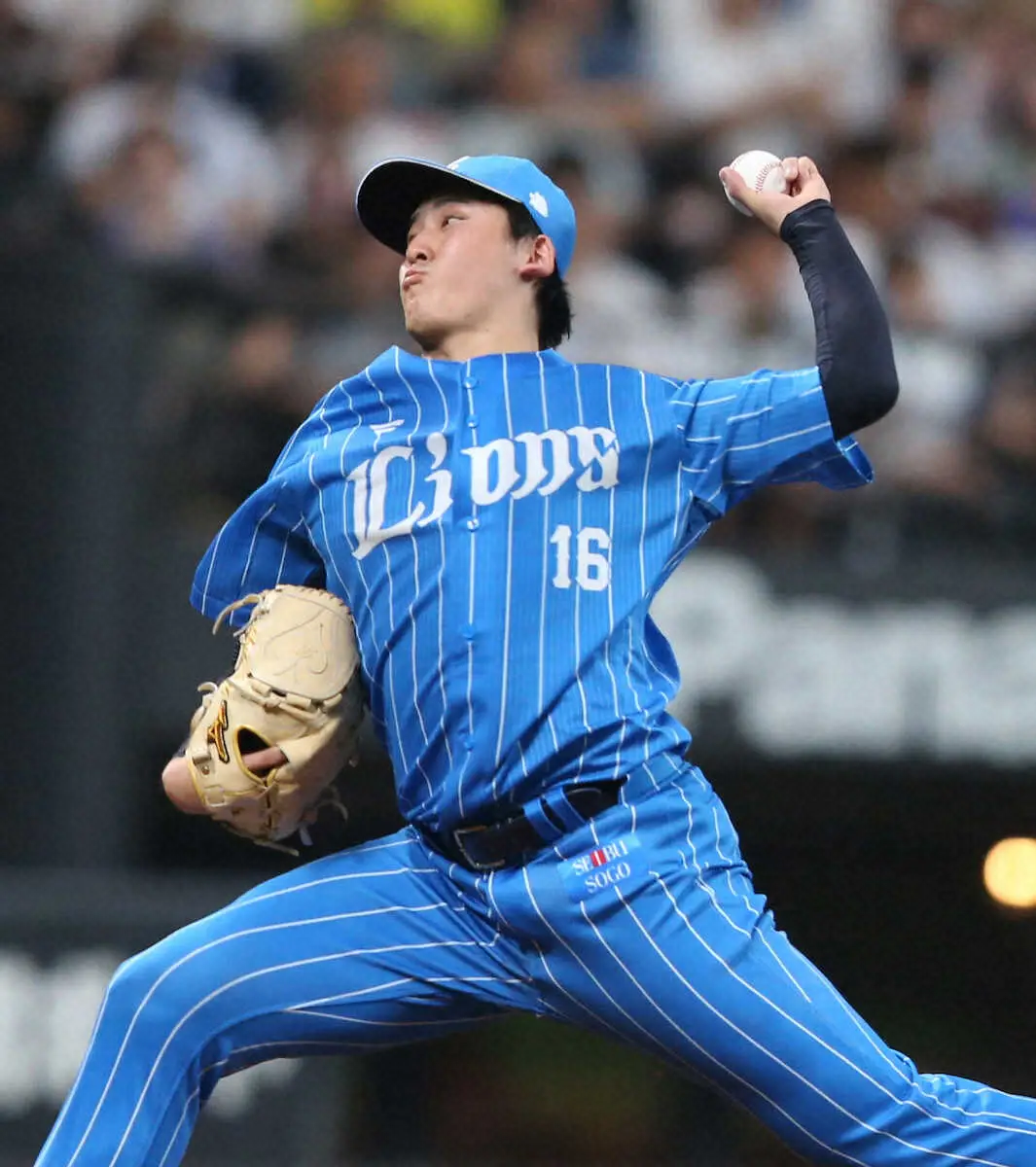 【画像・写真】西武・隅田　プロ初完投初完封！日本ハム相手に9回132球11奪三振の熱投