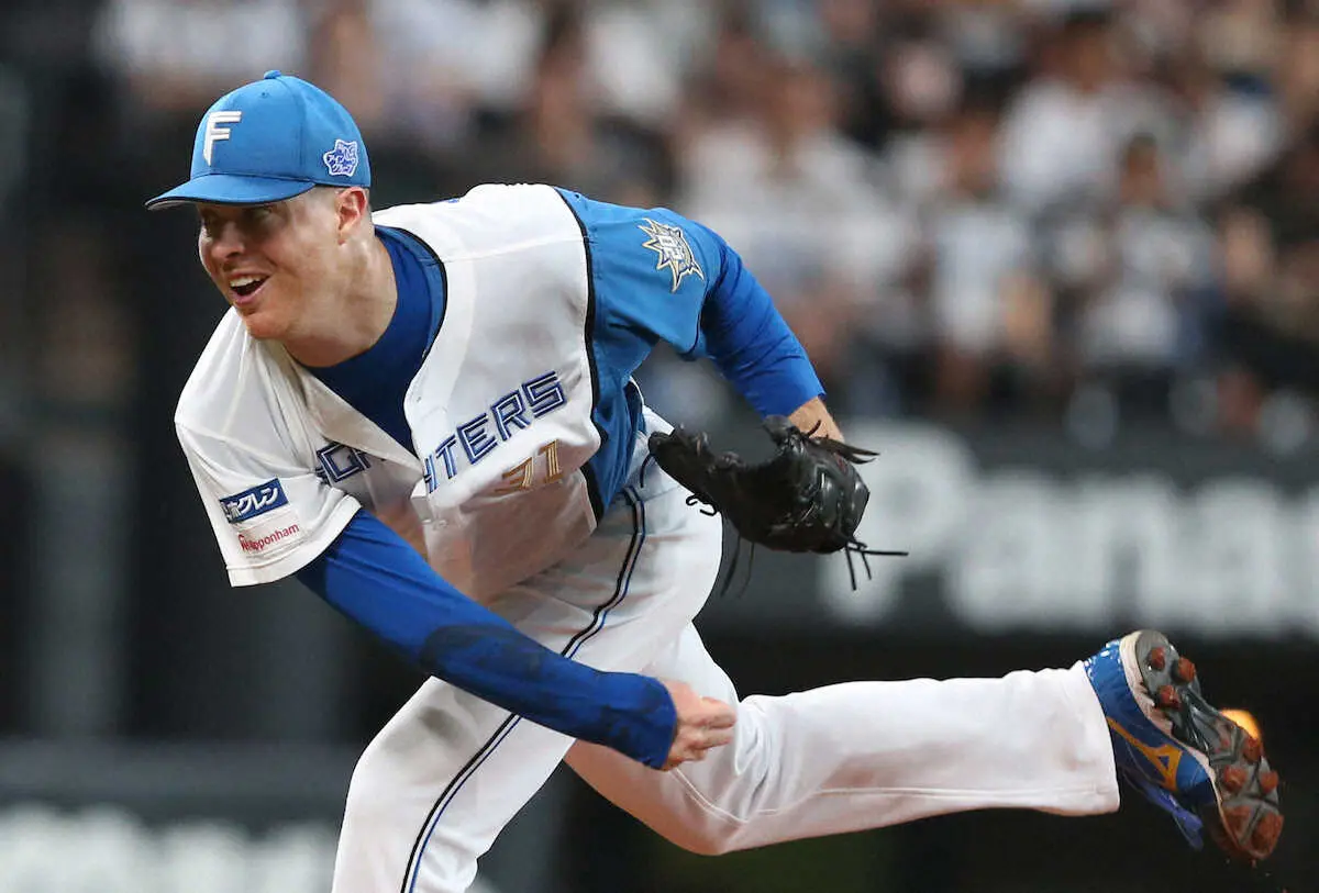 【画像・写真】日本ハム・マーベル　再三ピンチ乗り切るも5回に3失点　来日後の連続無失点が4戦12イニングで止まる