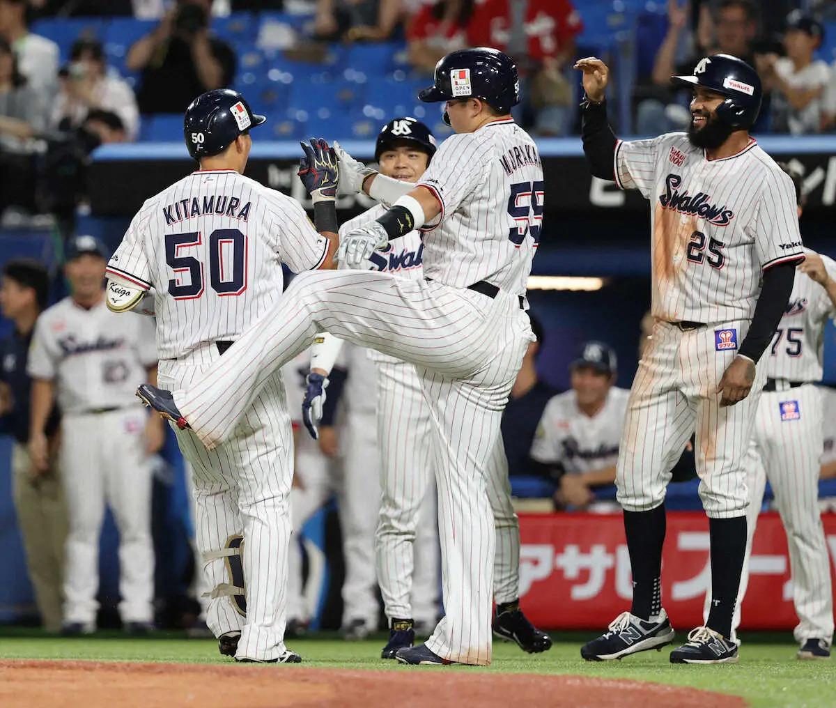 【画像・写真】ヤクルトドラ5北村　プロ初安打が満塁本塁打！　新人ではプロ野球史上3人目の快挙「最高の形になった」