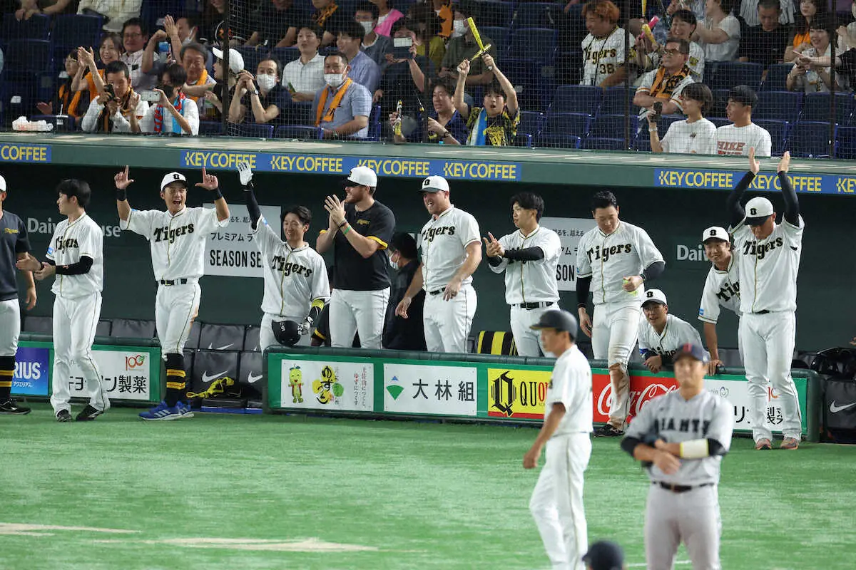 【画像・写真】阪神　劇的延長戦勝利で6連勝＆貯金20！巨人の自力V消した!!　最短15日に優勝マジック点灯