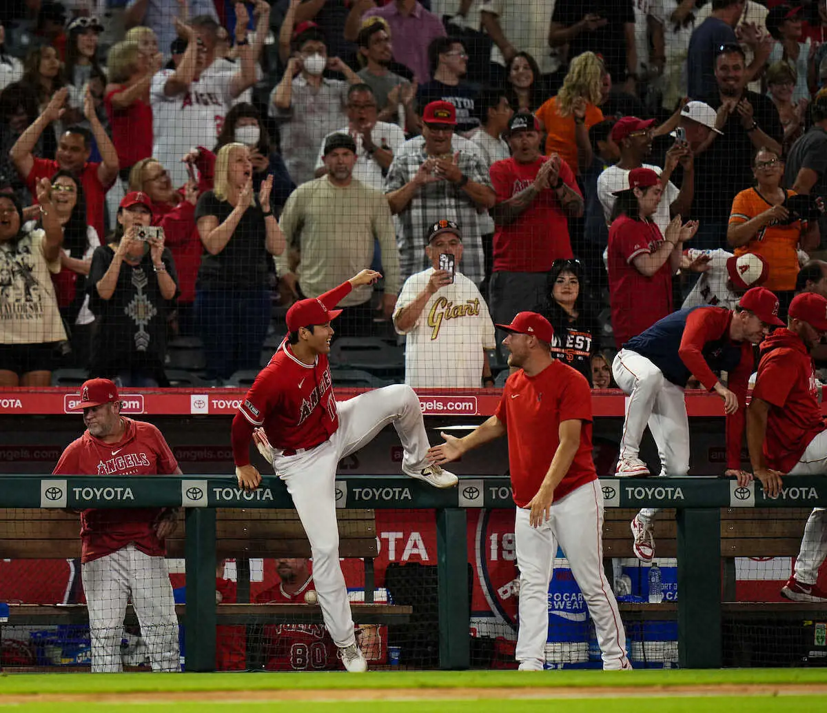 【画像・写真】エンゼルス・大谷　逆転プレーオフへ決勝打、連敗ストップ！2年連続2桁勝利＆2桁本塁打へ弾み