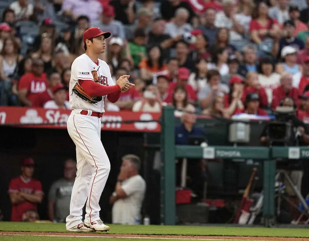 【画像・写真】大谷翔平は6回3安打1失点　自身の申告敬遠から打線が逆転　史上初2年連続2桁勝利&本塁打の権利ゲット