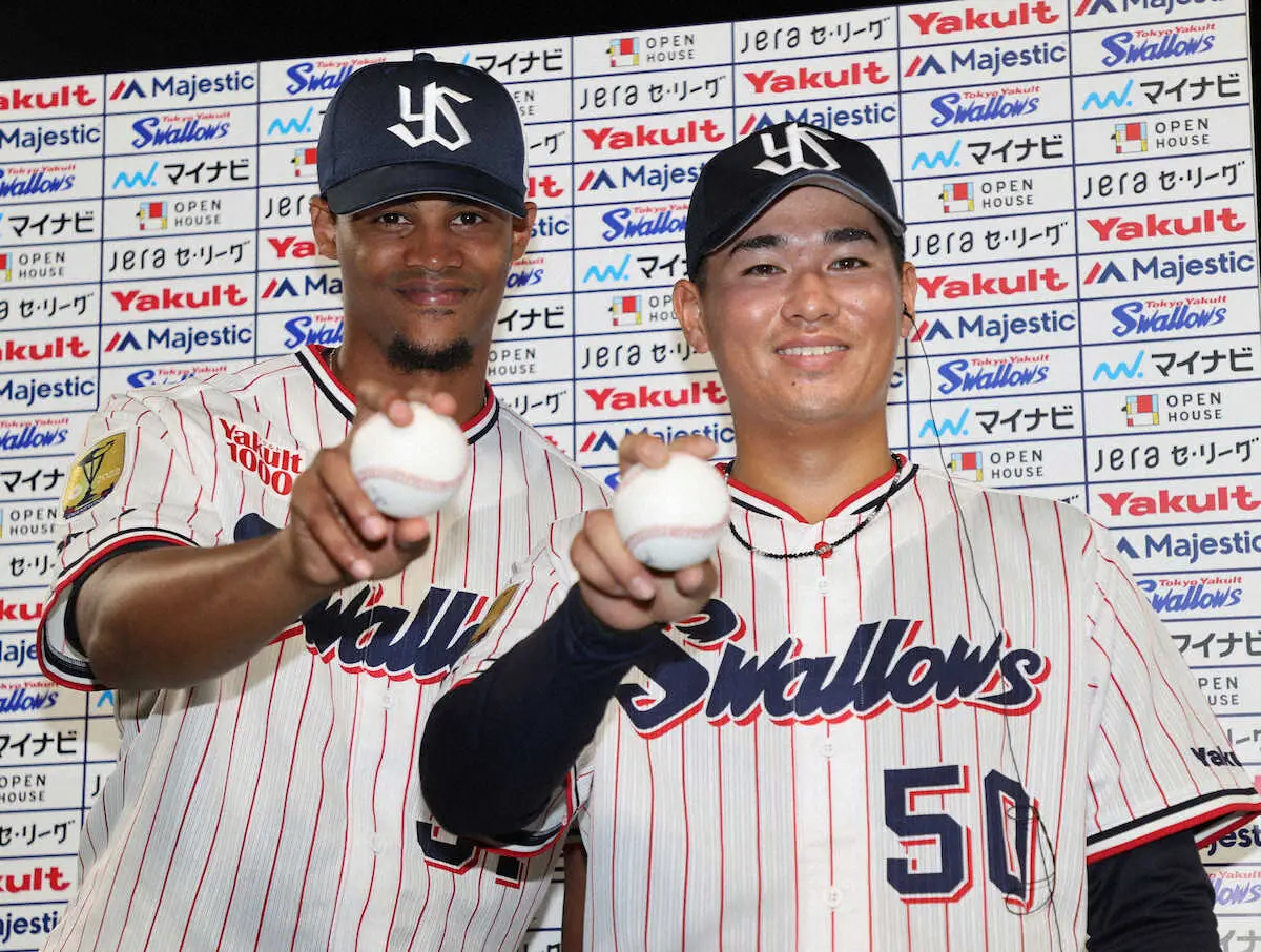 【画像・写真】ヤクルトのドラフト5位・北村　プロ初安打が満弾！　新人56年ぶり3人目　先制V犠飛含む6打点「最高」