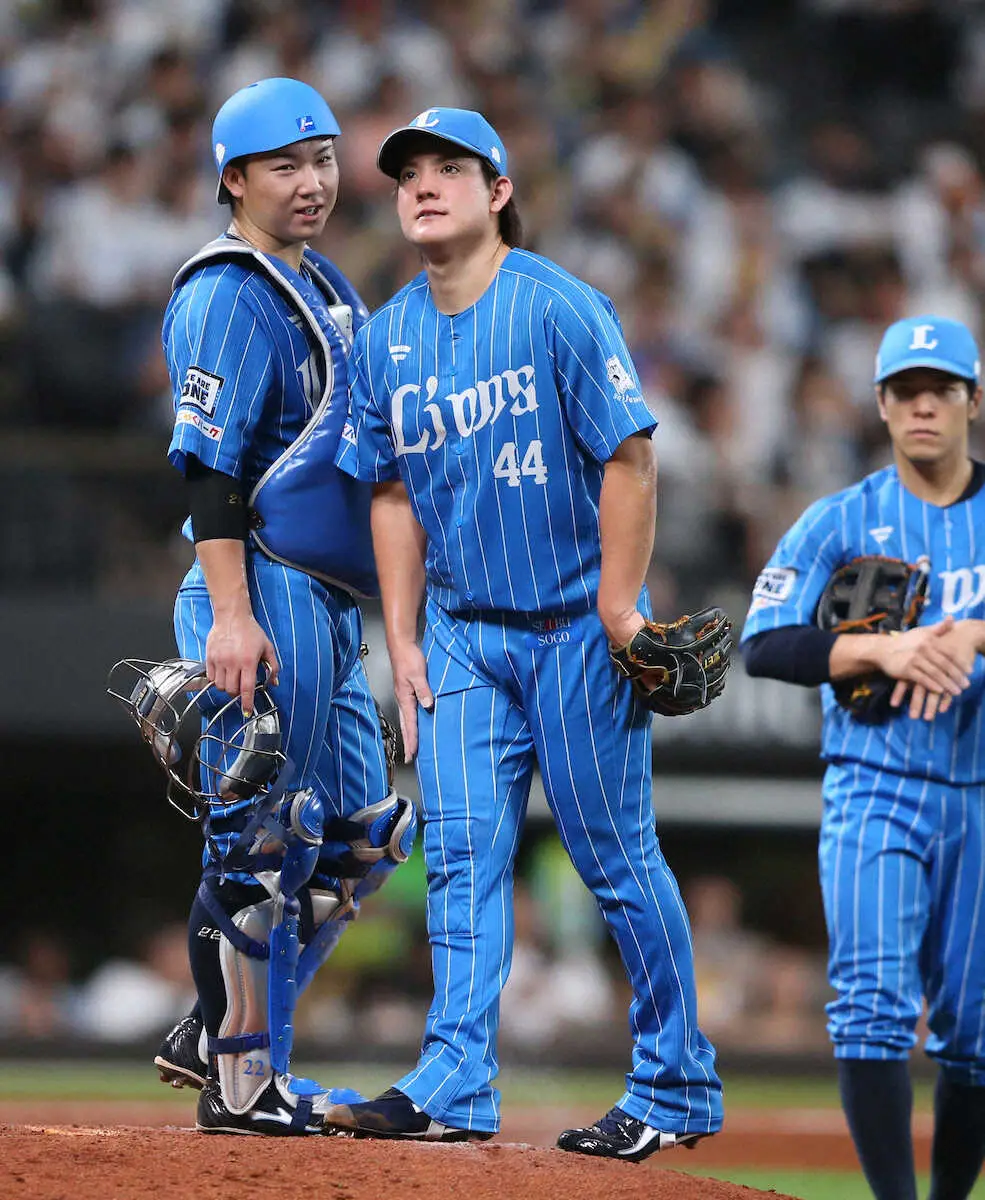 【画像・写真】西武・与座が5回途中8安打6失点KO　蛭間一時同点2号3ランも粘れず